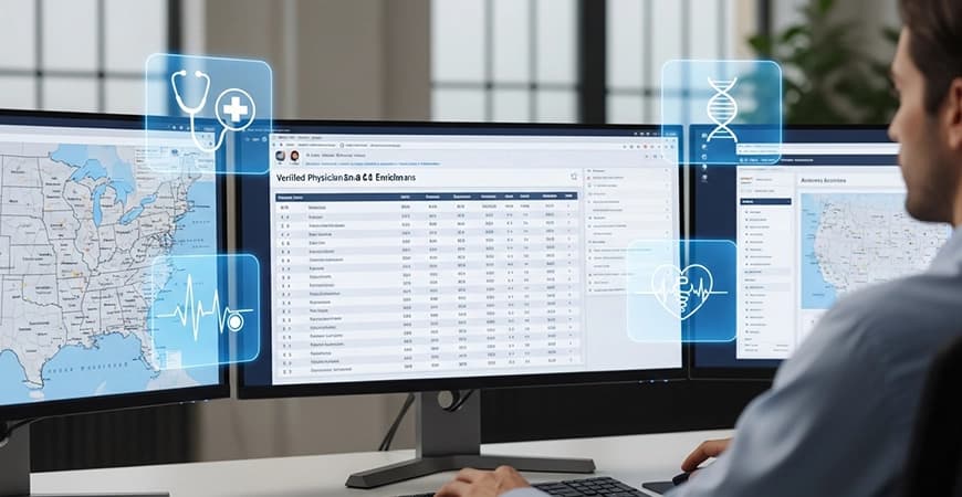 Building an Accurate List of US-Based Physicians via Data Mining & Enrichment